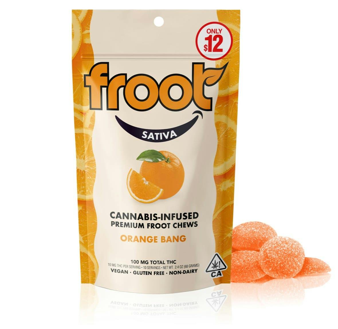 Froot - Orange Bang Gummies 100MG