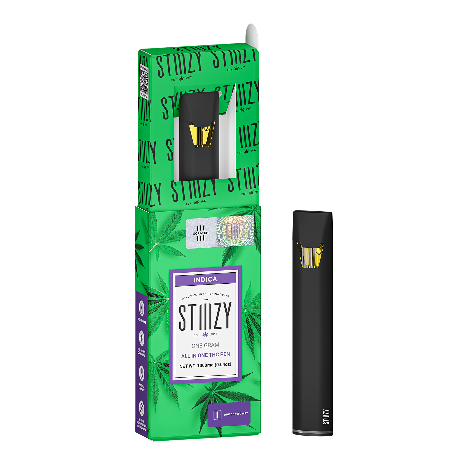 STIIIZY | WHITE RASPBERRY 1G DISPOSABLE - 1 g