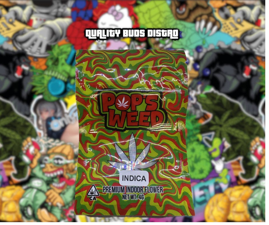 POP'S WEED - INDICA - FLOWER - 4G