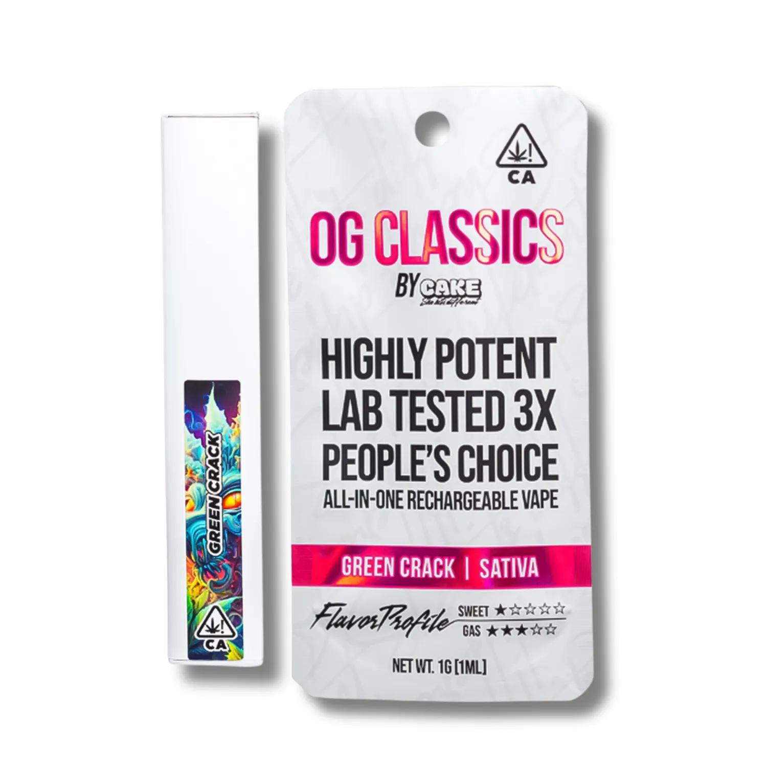 Green Crack 'Classics' 1g AIO