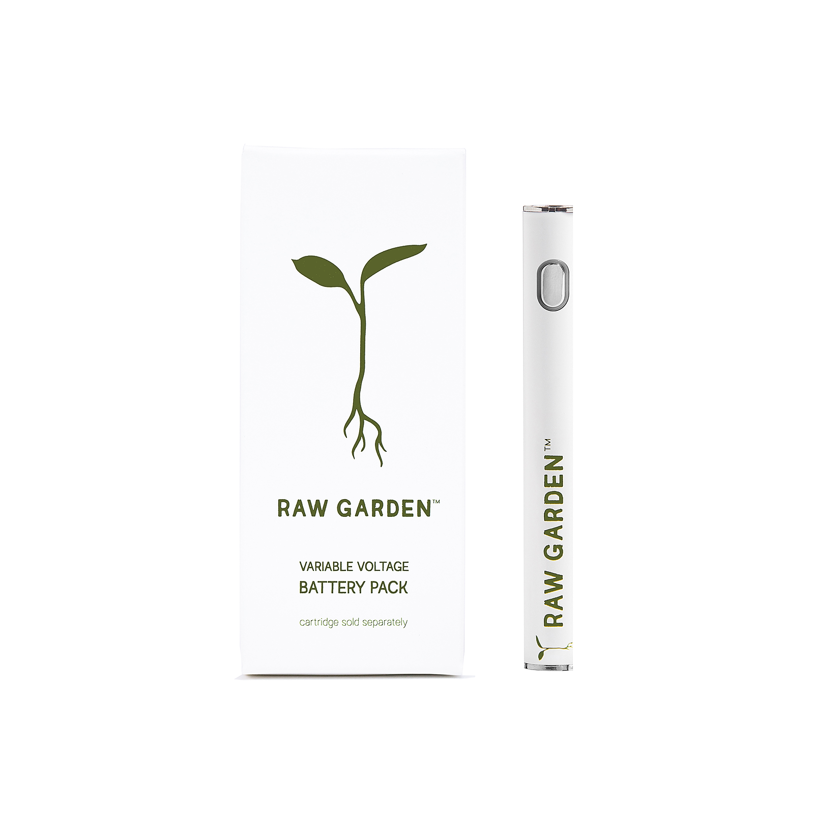 Raw Garden Battery | White