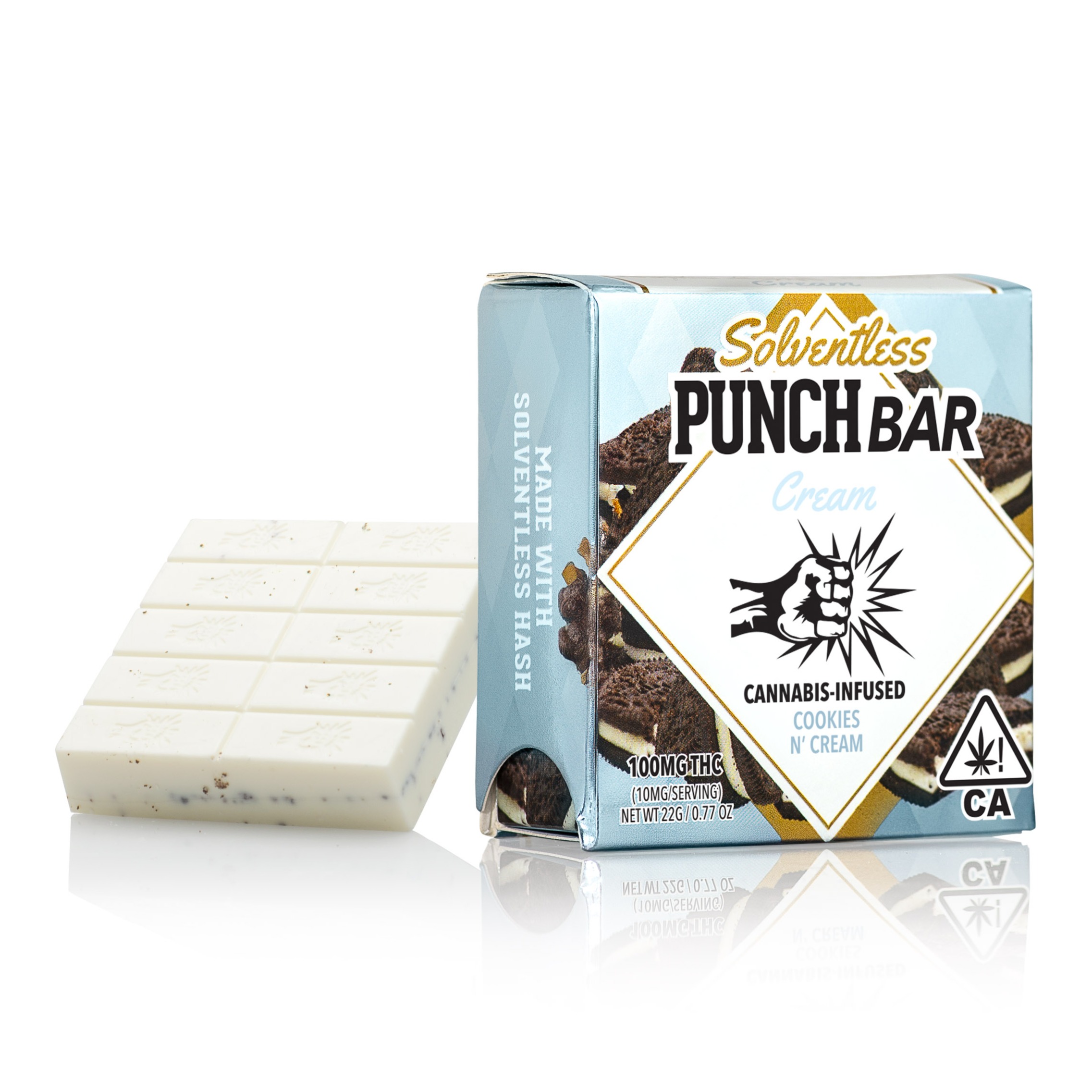 Cookies 'N Cream Solventless Punch Bar 100mg