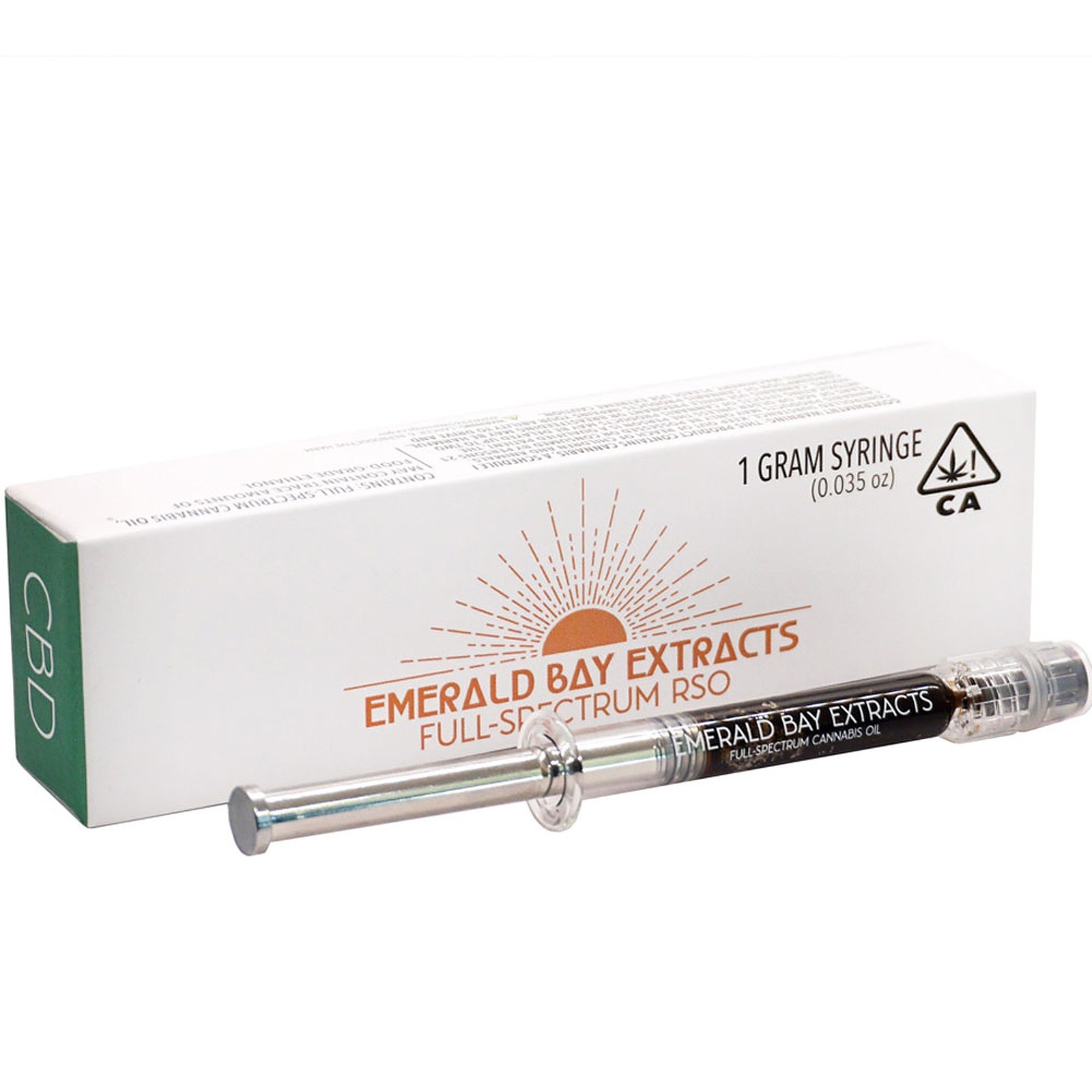 White CBG 1 Gram RSO Syringe - Syringe