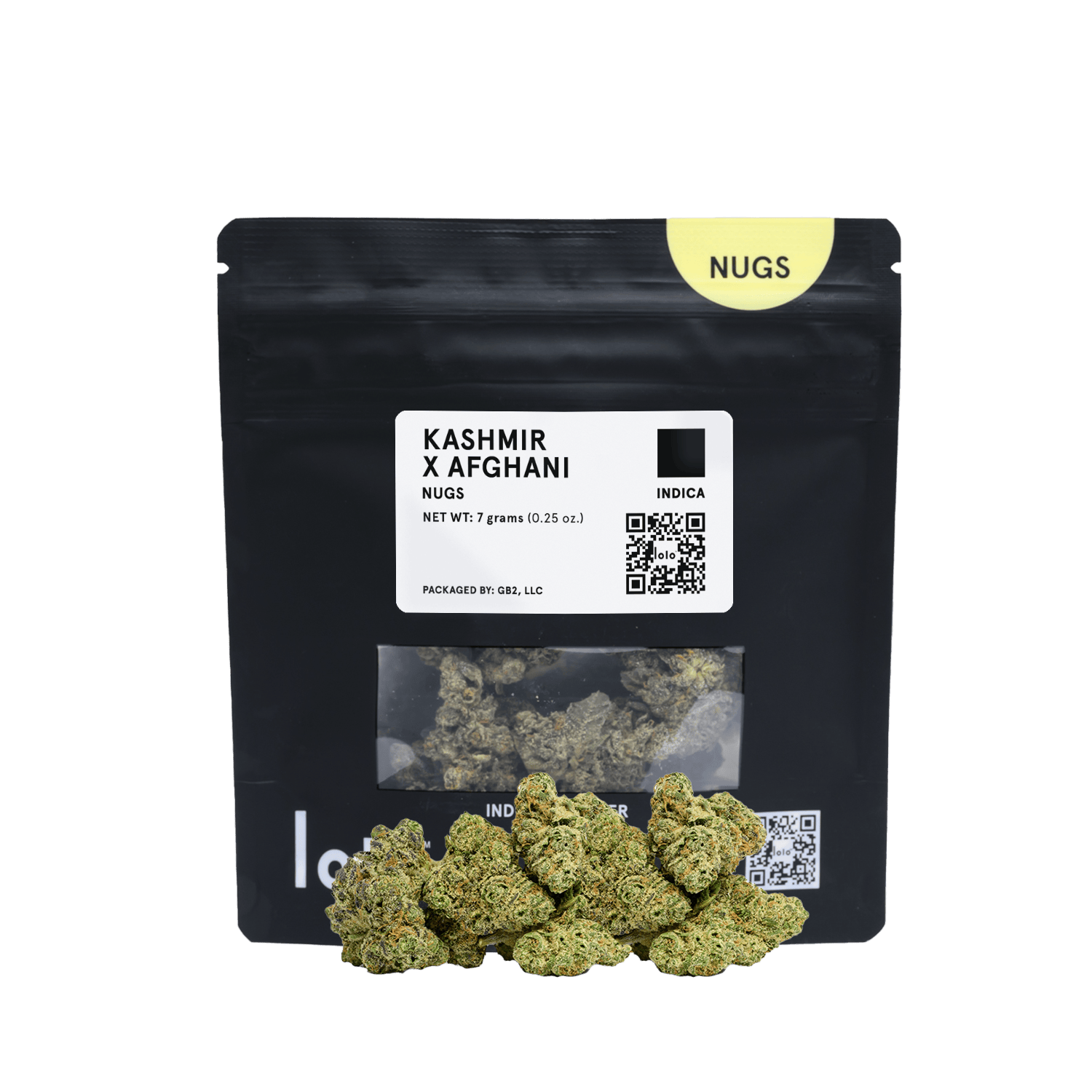 lolo | Kashmir + Afghani | Indoor Nugs | 7g