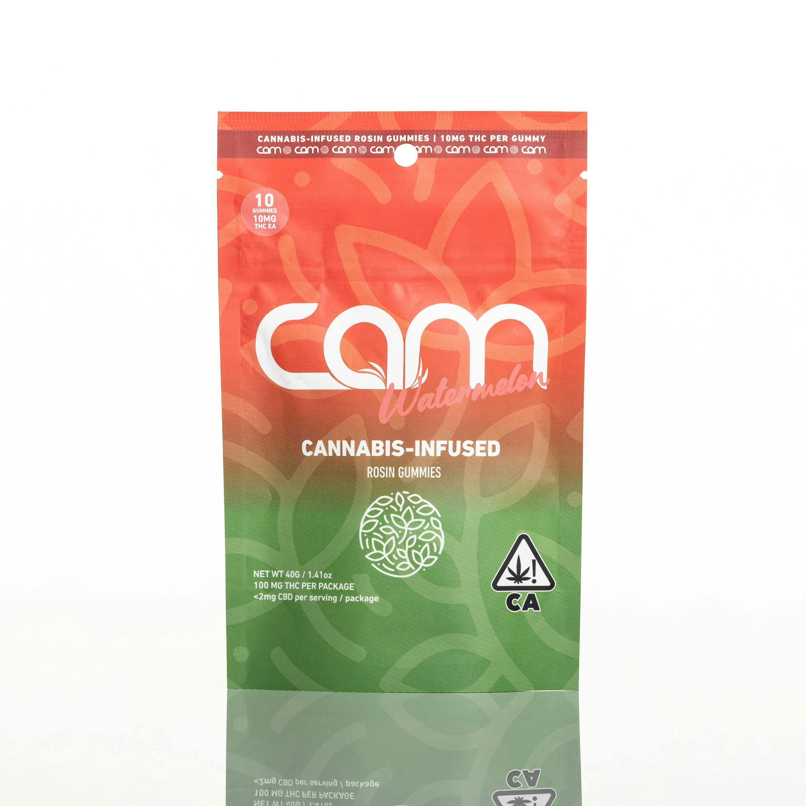 CAM | Watermelon Gummies | 100mg | 10ct | 10mg/ea