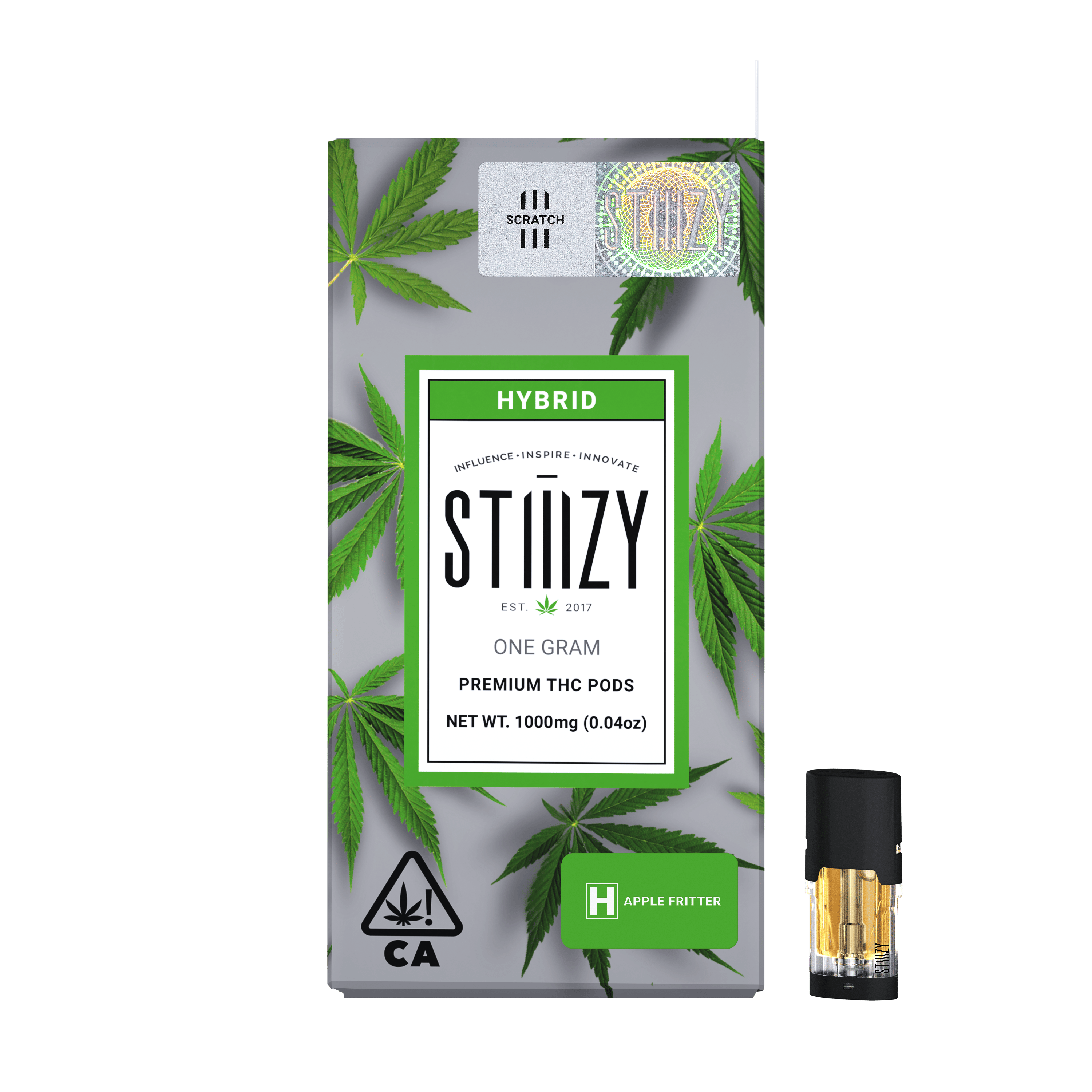 STIIIZY - VAPE (DISTILLATE) - 1G - HYBRID - APPLE FRITTER