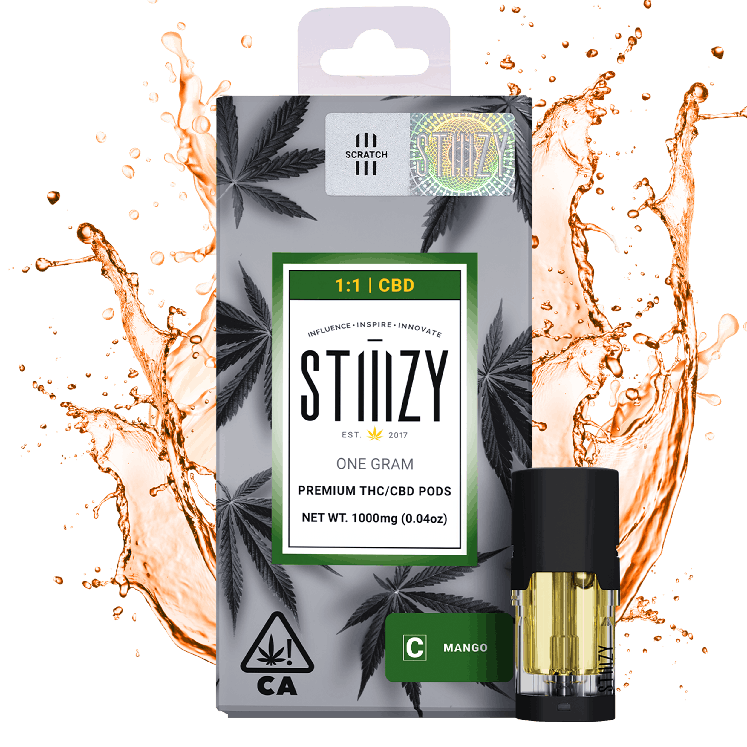 STIIIZY - CBD Pods - Mango - 1g