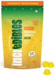 Incredibles - Pineapple Express Gummies (100MG)