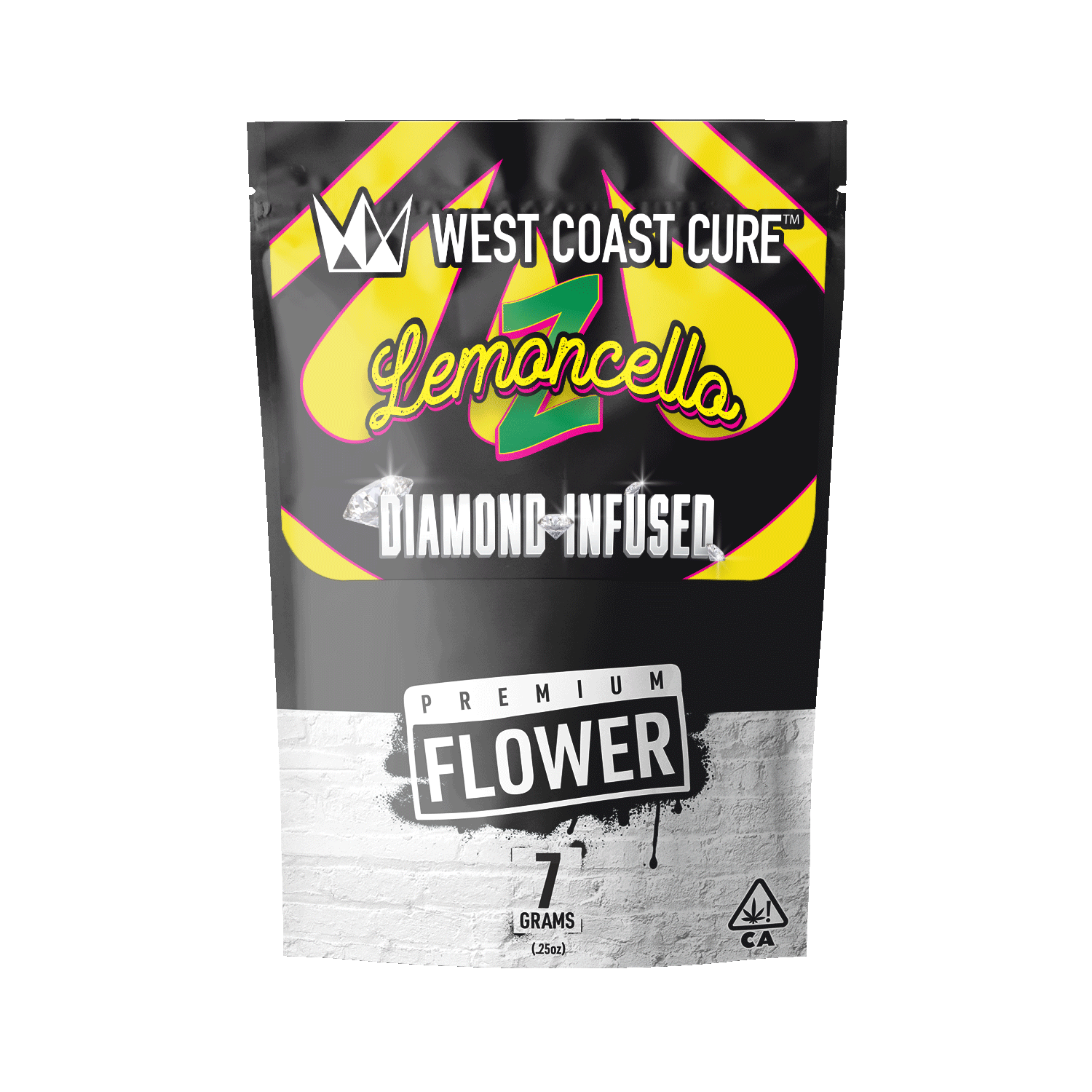 West Coast Cure | Lemoncello Z (7g) | Diamond Infused Flower | THC 34.40%