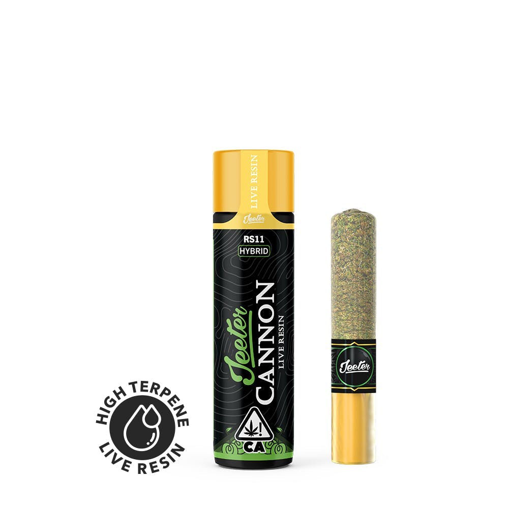 Jeeter | RS11 | Live Resin Cannon | Infused Joint | 1.3g