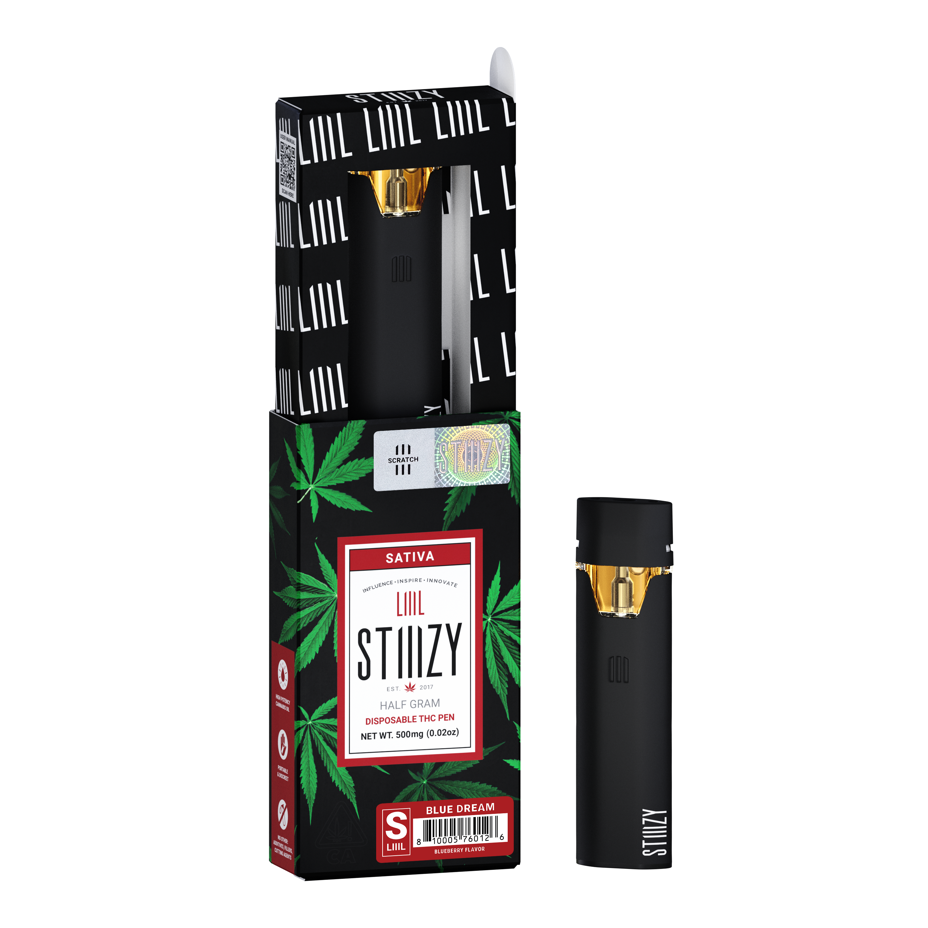 STIIIZY - LIIIL - .5G All-In-One - BLUE DREAM - .5 g