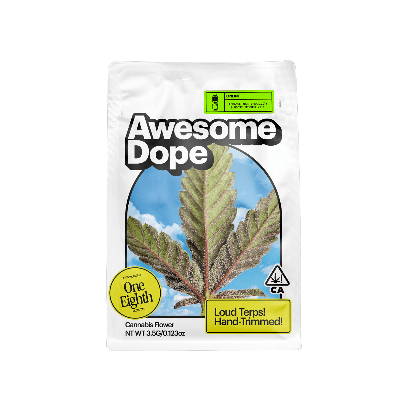ORANGE APRICOT 3.5G MYLAR 8TH 28.1% - AWESOME DOPE