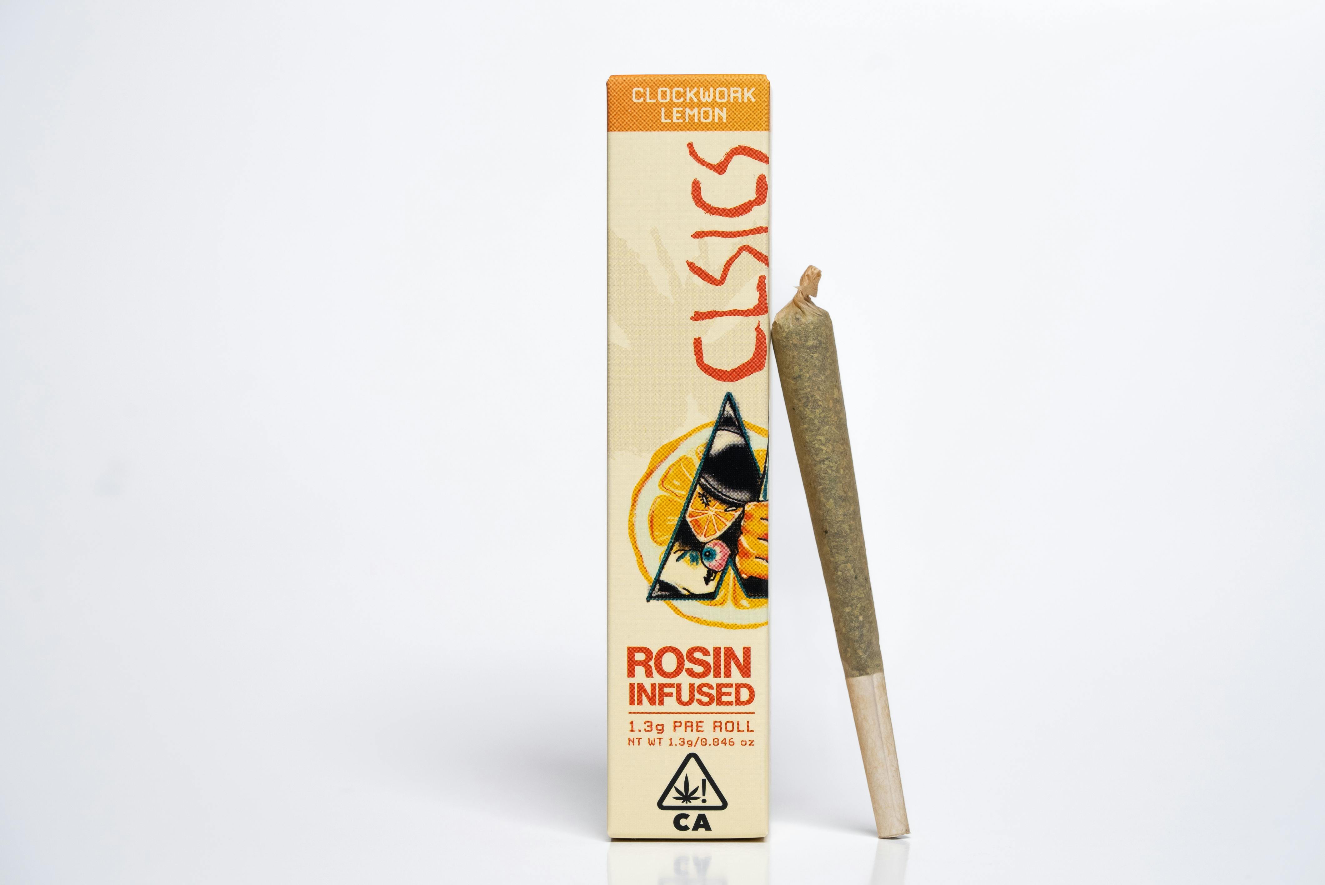 Clockwork Lemon - 1.3g Rosin Infused Pre Roll