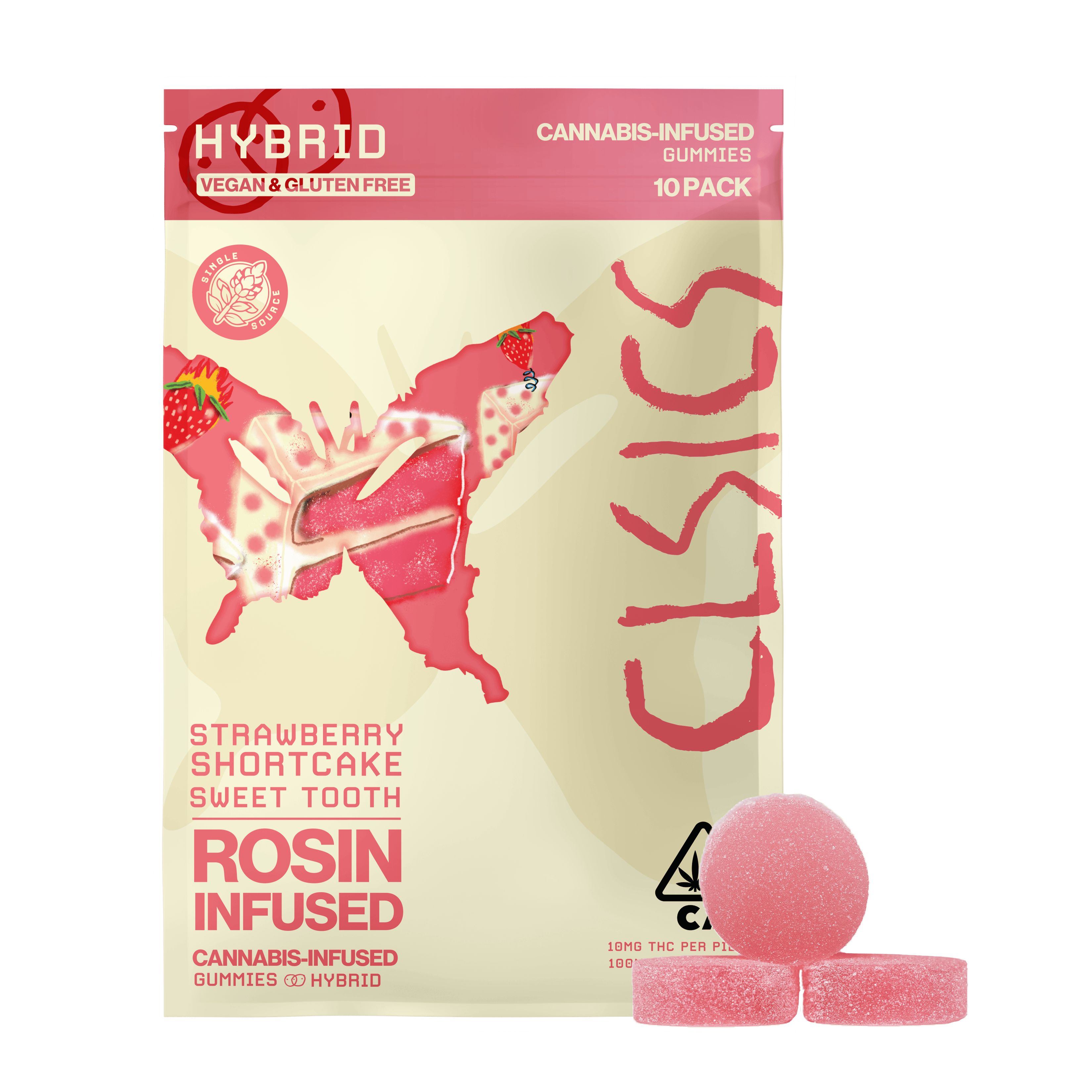 Sweet Tooth - 10Pk GUMMIES LIVE ROSIN INFUSED