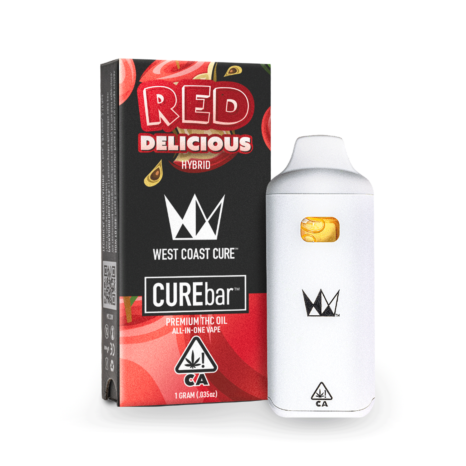 West Coast Cure Disposable CureBar - Red Delicious (1g Hybrid) *NEXT DAY DELIVERY ONLY*