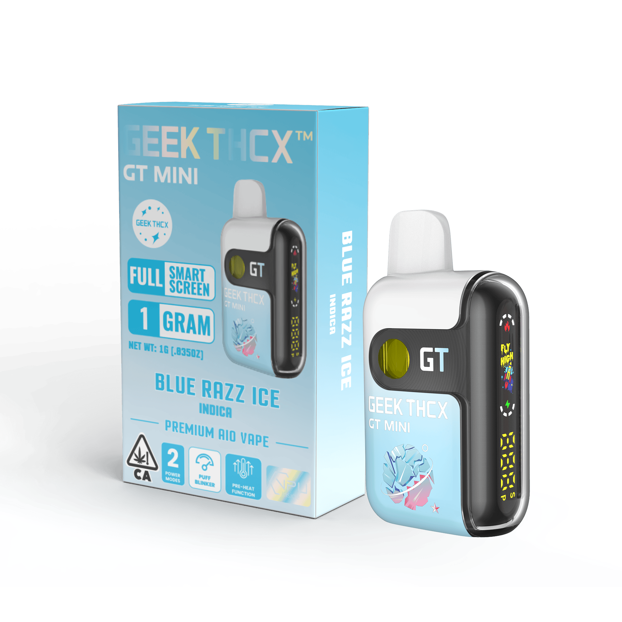 GEEK THCX - Blue Razz Ice - 1G - All In One