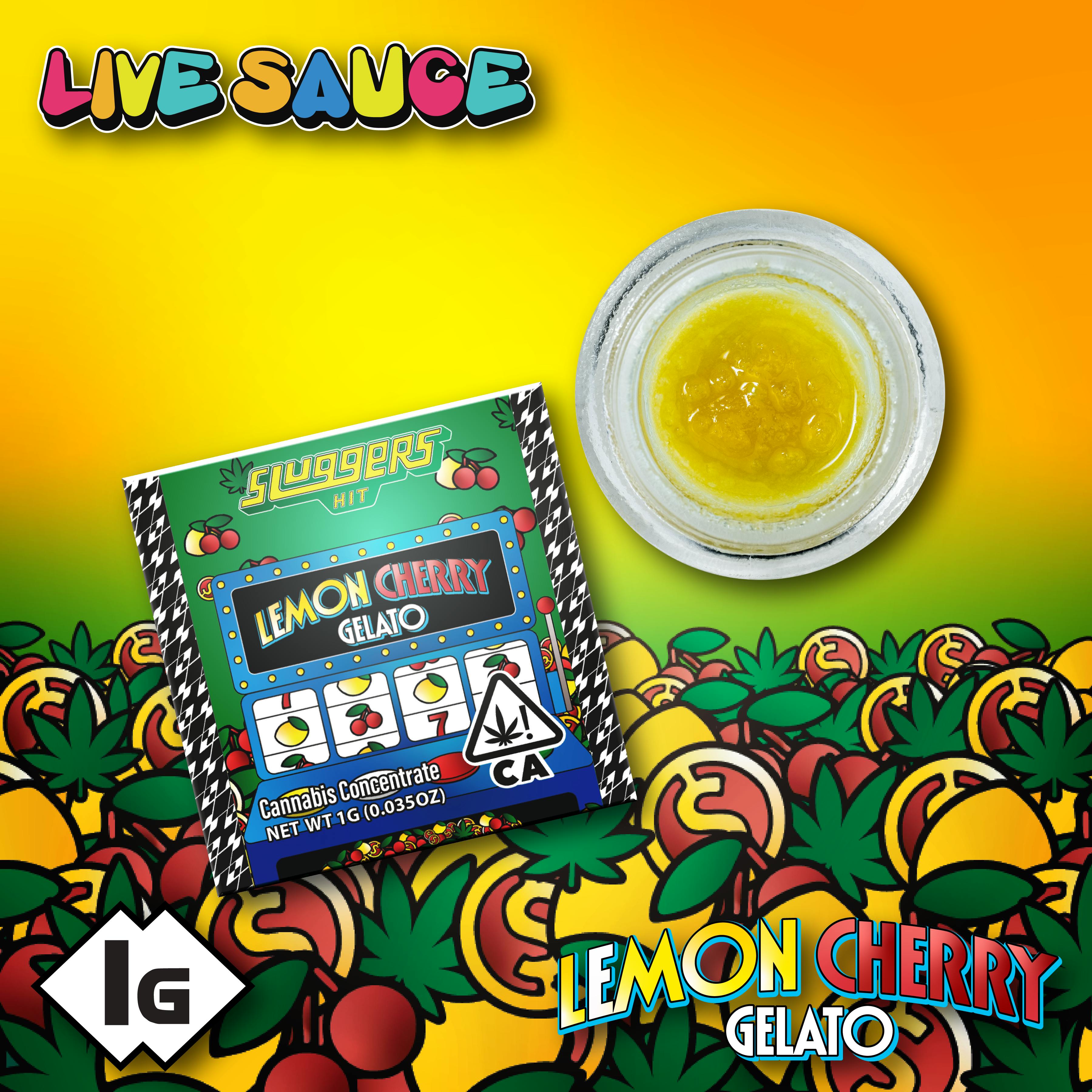 Sluggers - Live Sauce - 1g - Lemon Cherry Gelato