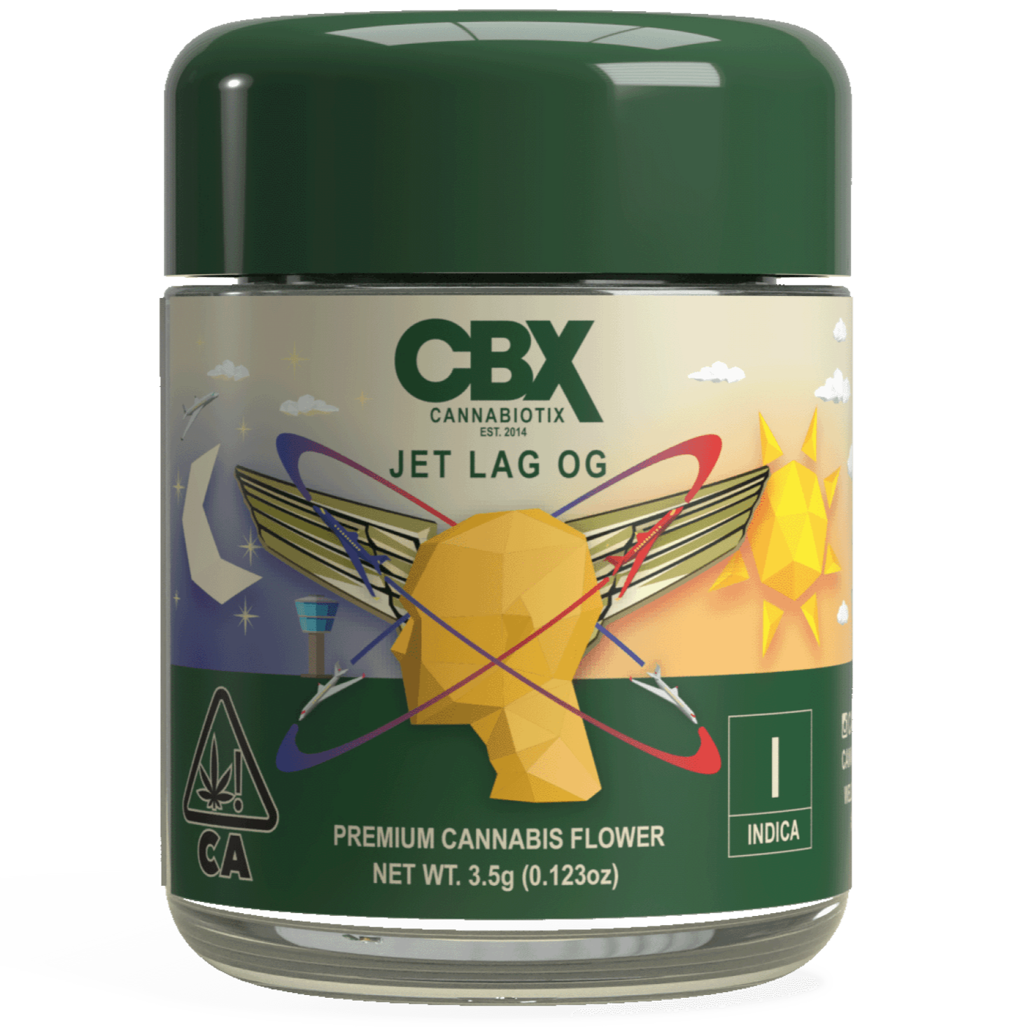 CBX - Flower - Jet Lag OG - 3.5G