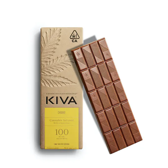 KIVA | Chocolate 100mg | Milk Chocolate Churro