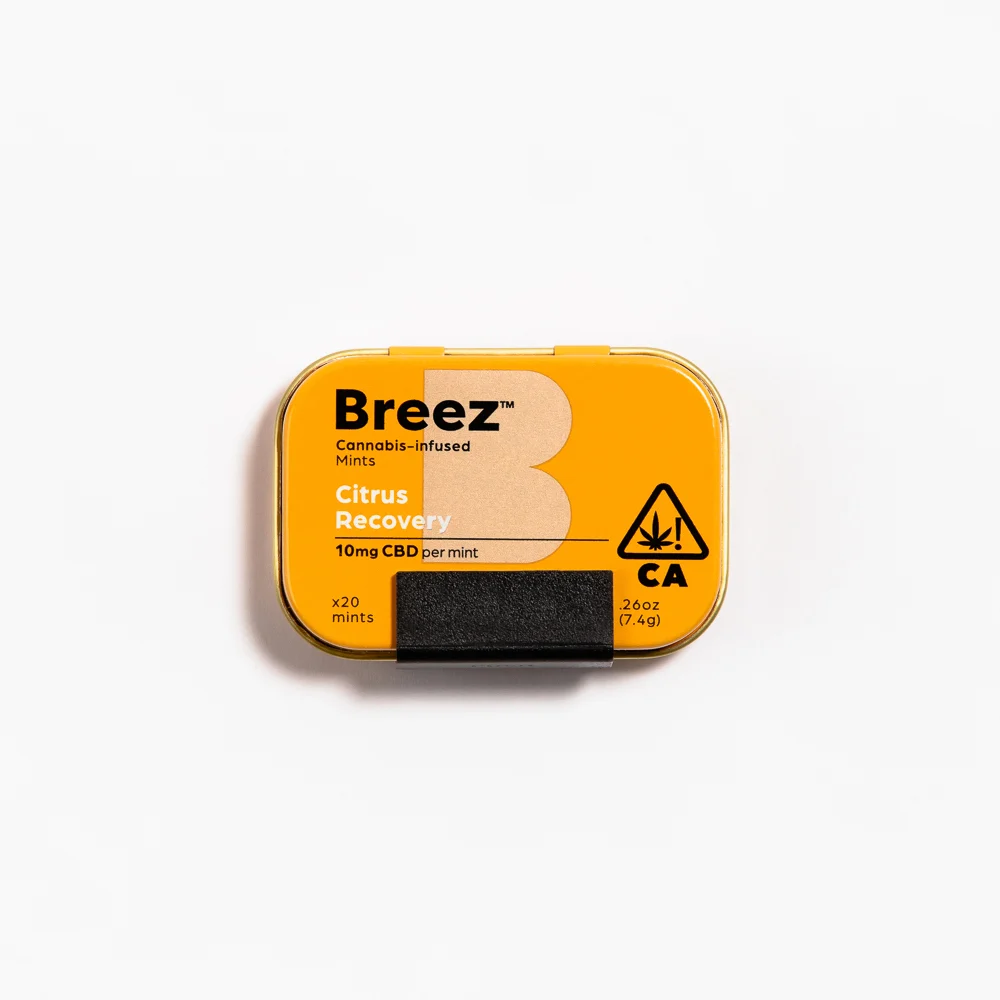 Breez - Citrus Recovery (CBD) Mints 200mg