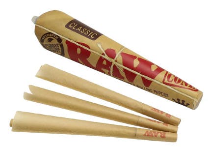 Raw - Classic King Size Cones (3pk)