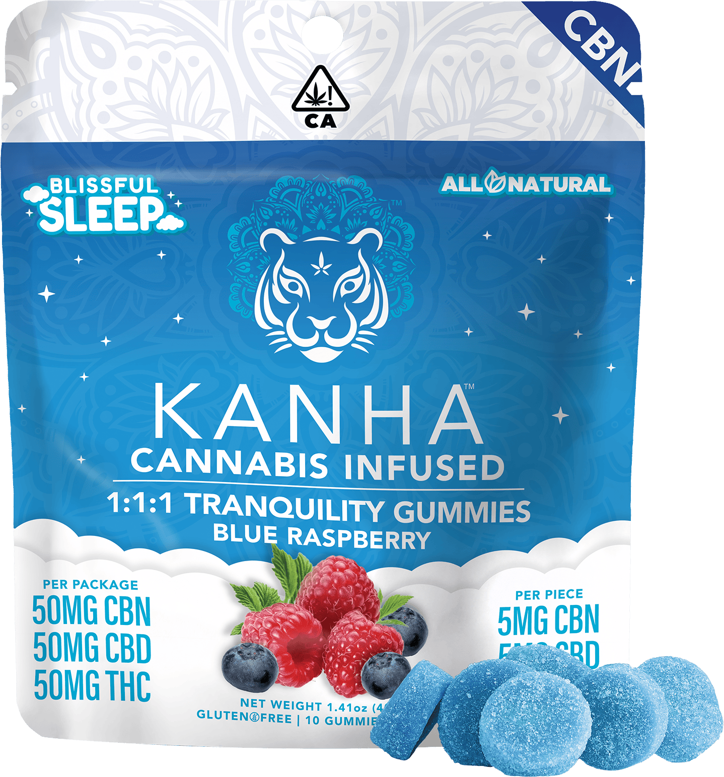 KB - KANHA - CBN GUMMY - TRANQUILITY - 150MG
