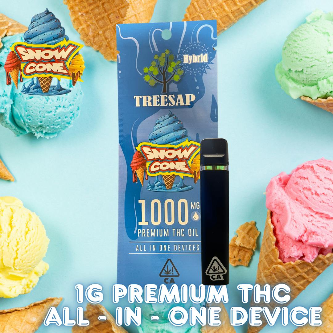 Treesap 1g AIO Disposables- Snow Cone
