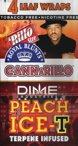 DIME - Peach Ice-T Royal Blunts Cannarillo - 4pk Leaf Wraps