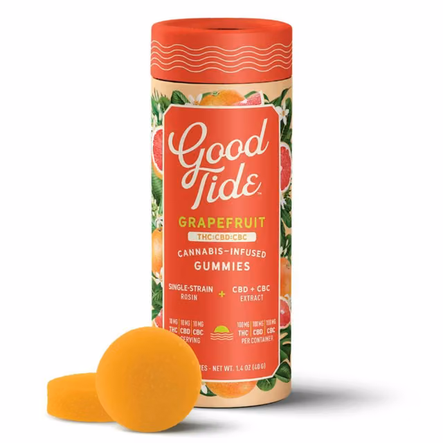 Grapefruit CBC 100mg Rosin Gummies