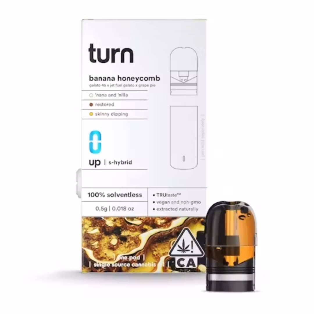 Banana Honeycomb 'Turn Up' .5g Solventless Pod