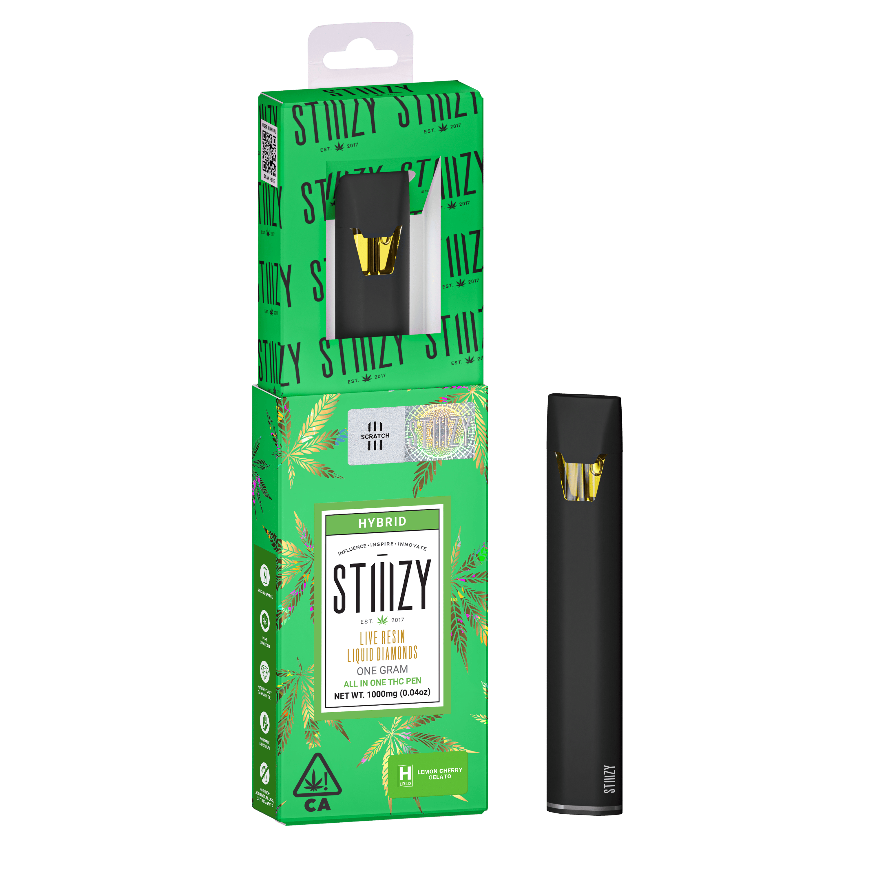 Vape - LEMON CHERRY GELATO 1G LQD All-In-One