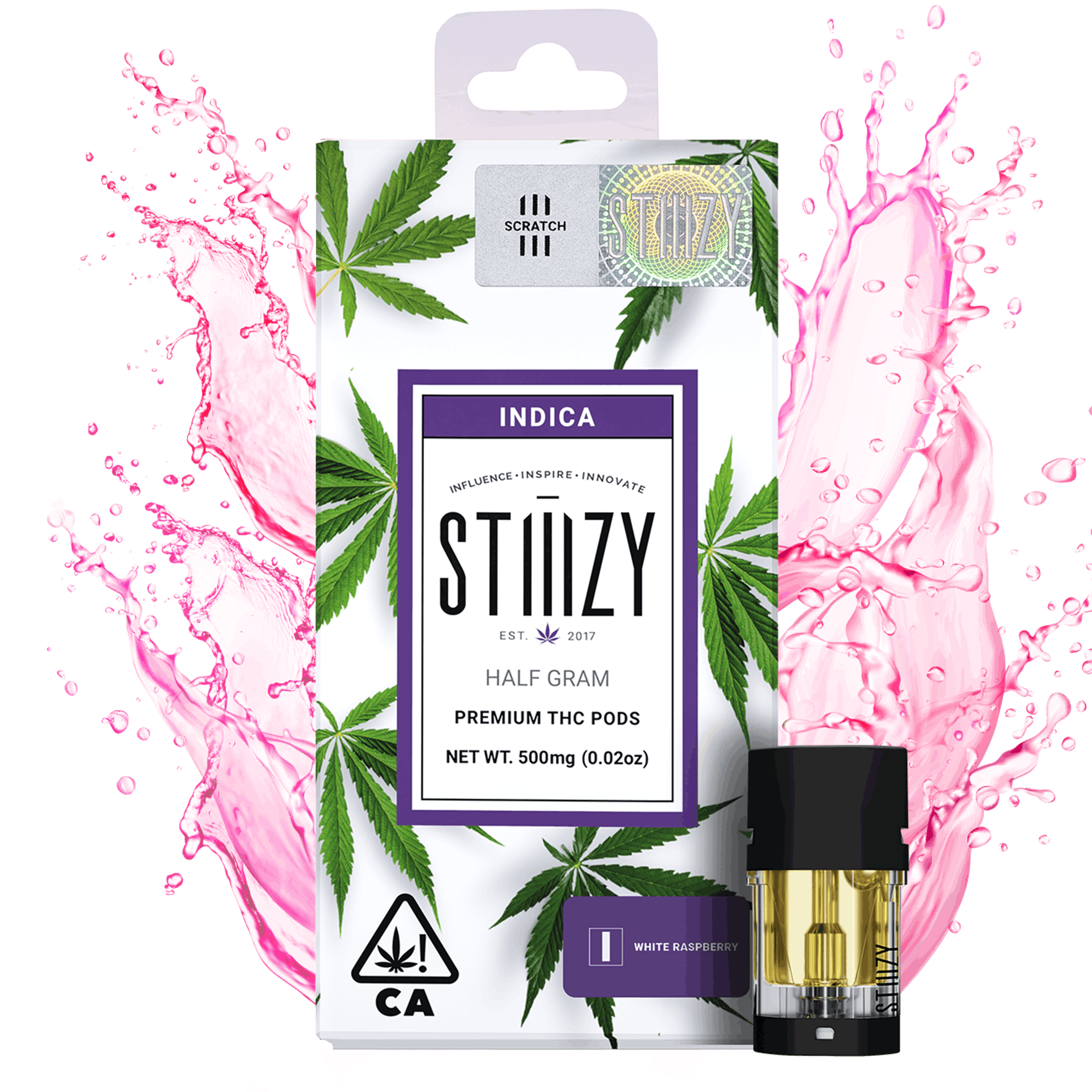 STIIIZY - ORG Pods - White Raspberry - 0.5g
