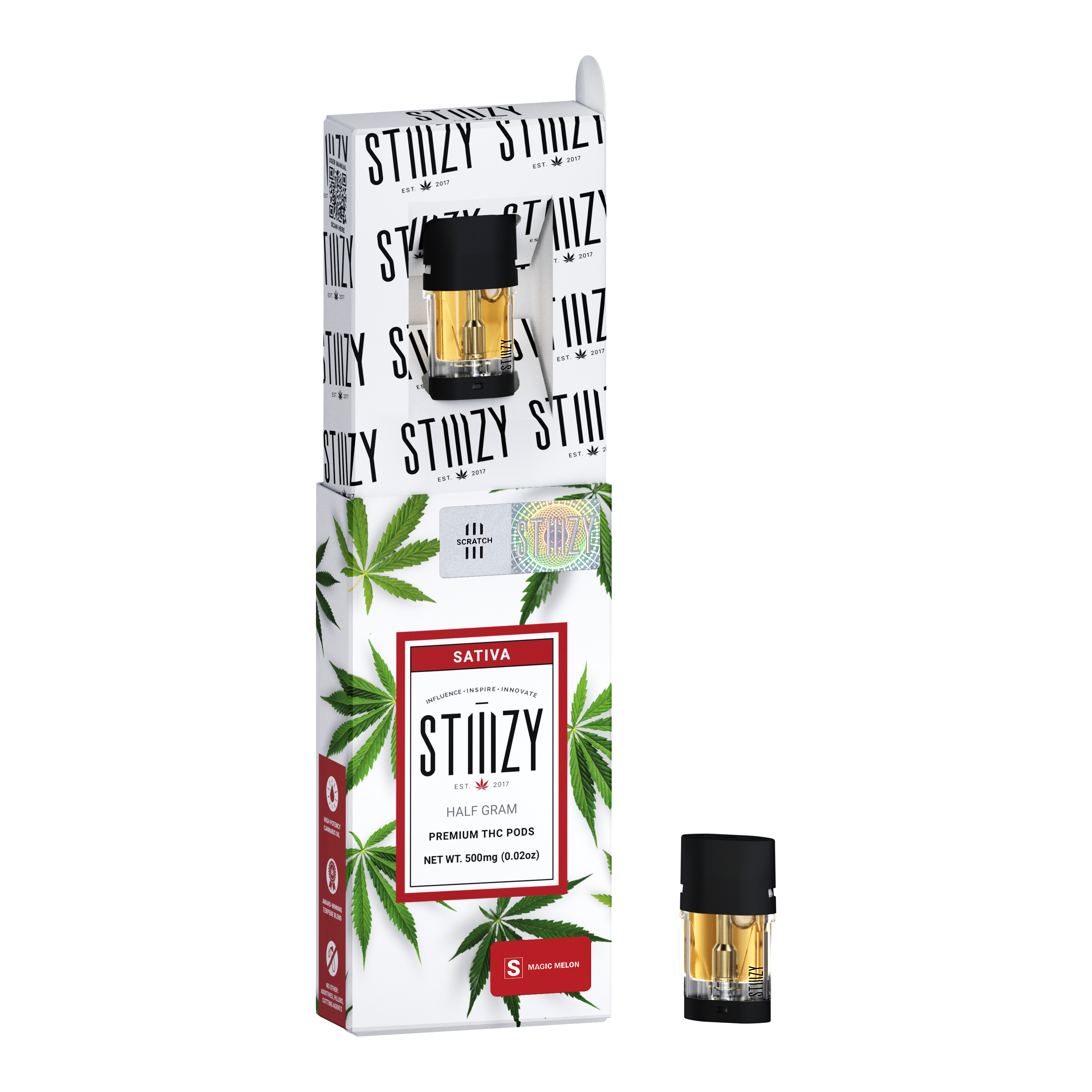 STIIIZY - .5G POD - MAGIC MELON - .5 g