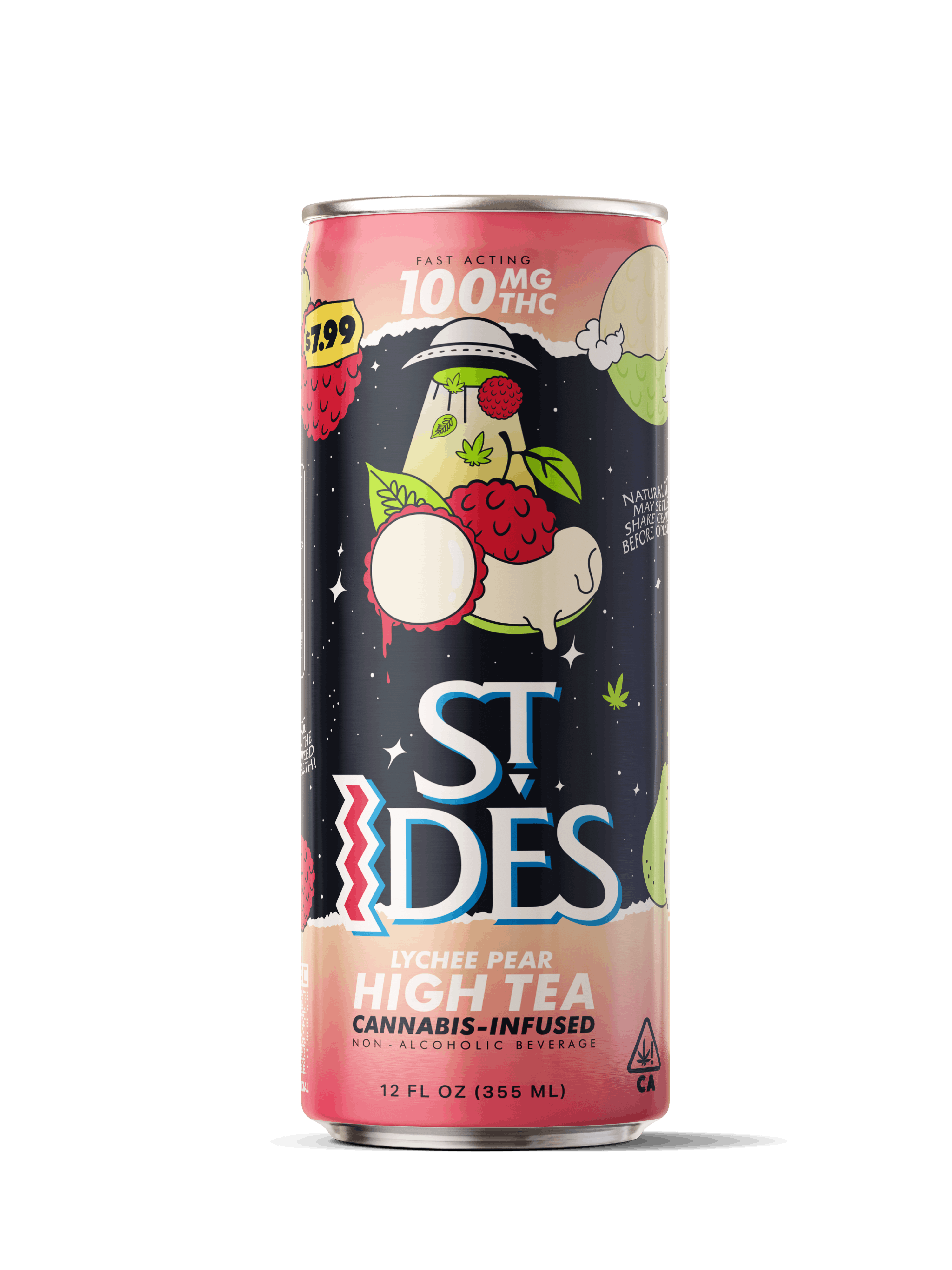 ST. IDE'S - 100MG - 12OZ DRINK - PEAR LYCHEE