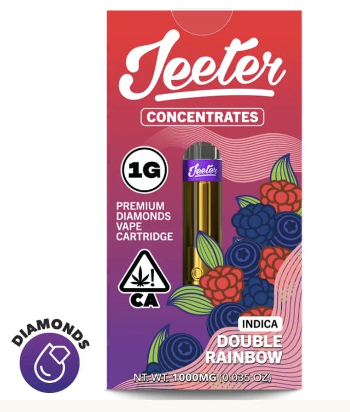 JEETER - LIQUID DIAMONDS VAPE - DOUBLE RAINBOW - 1G