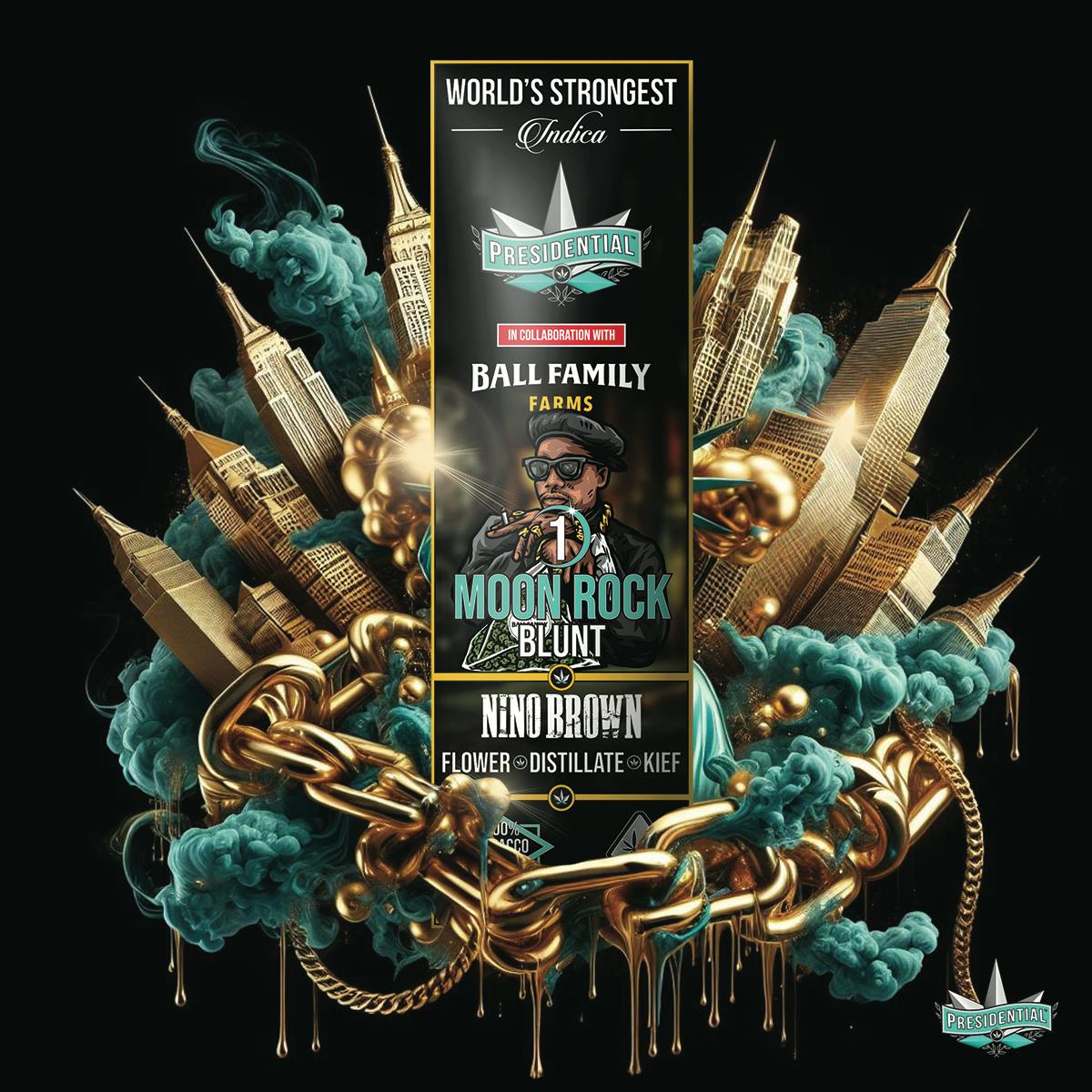 Presidential Moon Rock Blunt - Nino Brown (1.5g)