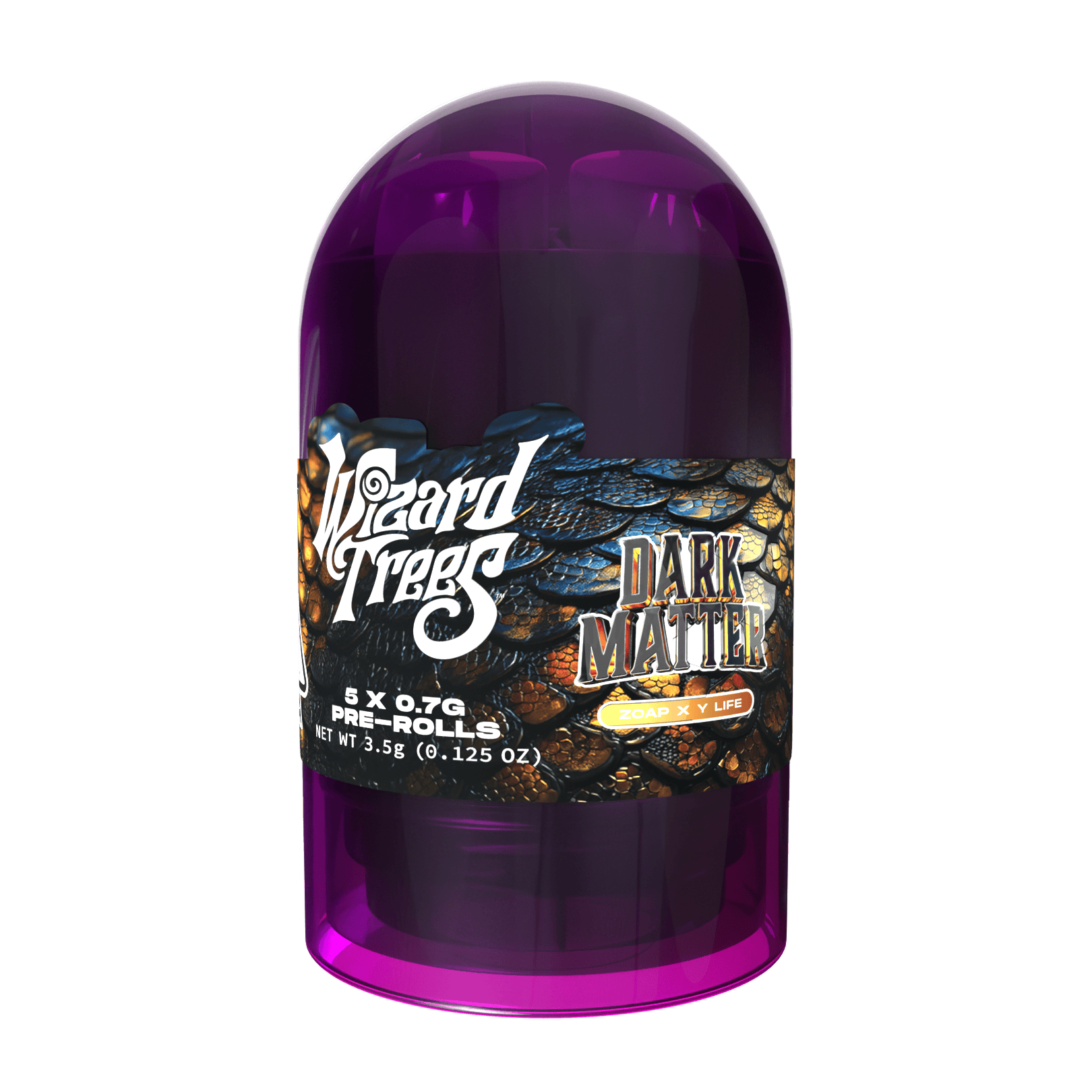 Wizard Trees | .7g Pre-Roll 5PK- Dark Matter