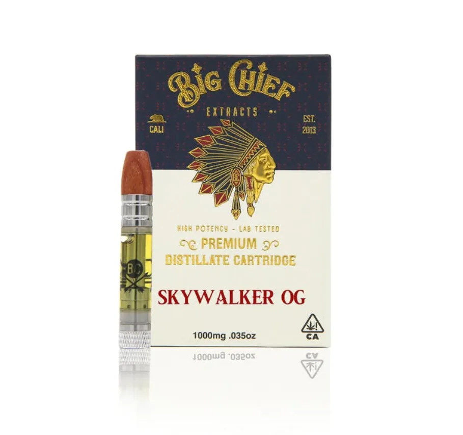 BIG CHIEF - SKYWALKER OG - 1G THC Cartridge - $30