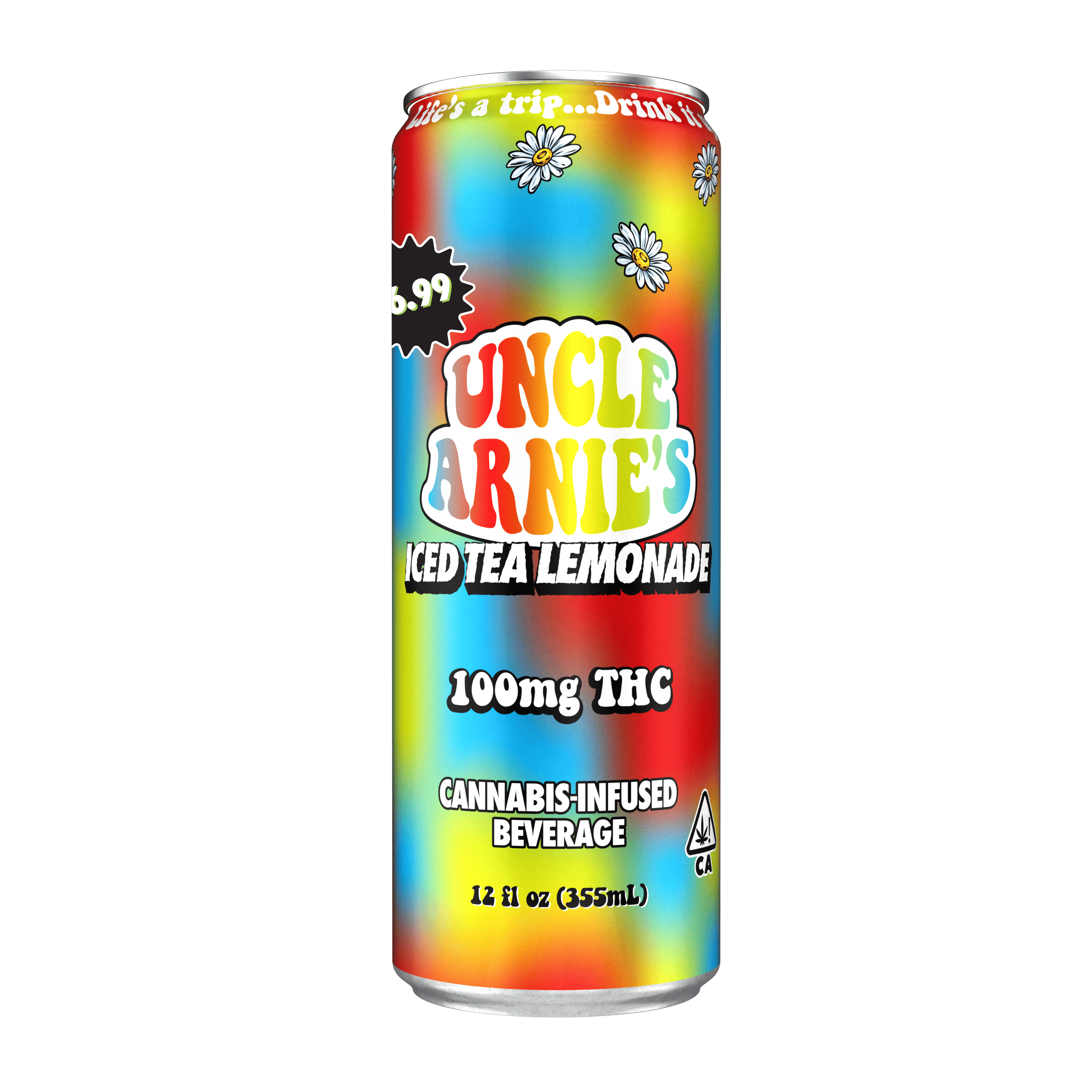 UNCLE ARNIES - THC SOFT DRINK - ICED TEA LEMONADE - 100MG