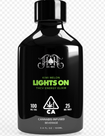 Heavy Hitters - Kiwi Melon Lights On THCV Energy Elixir (s) - 100mg