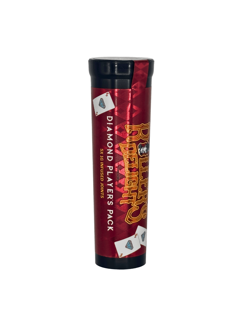 Diamond Player's Pack | Infused Preroll Multipack | 5 x 1g | Indica | 5g