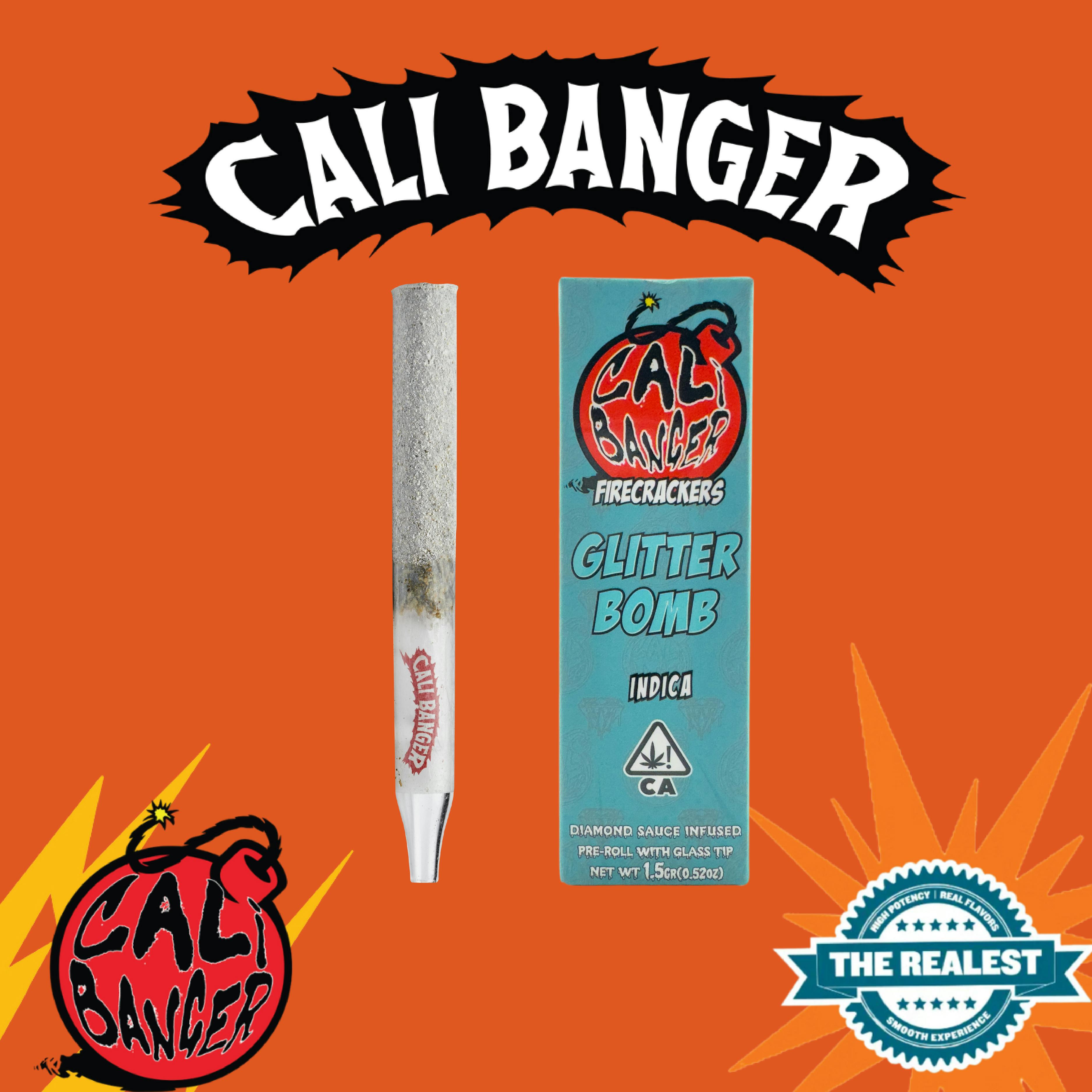 Firecracker Infused Pre Roll Glitter Bomb 1.5 G