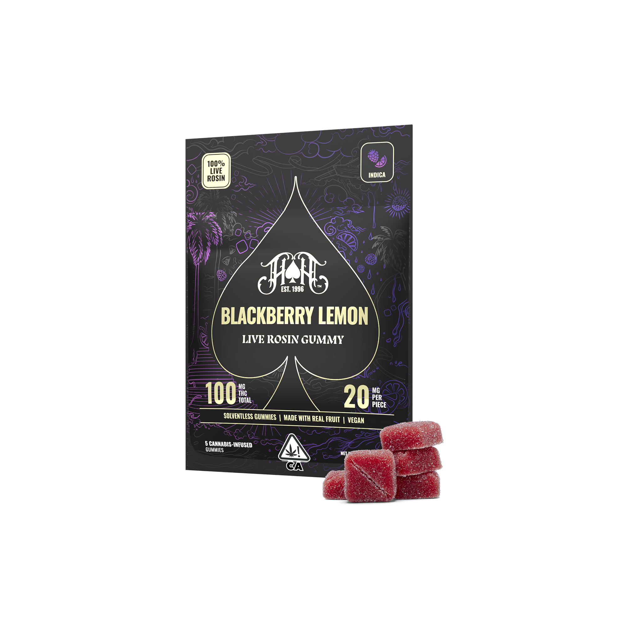 BLACKBERRY LEMON ROSIN GUMMY