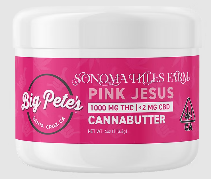 Big Pete's - Pink Jesus Cannabutter 1000mg *ALL PRICES INCLUDE TAX*