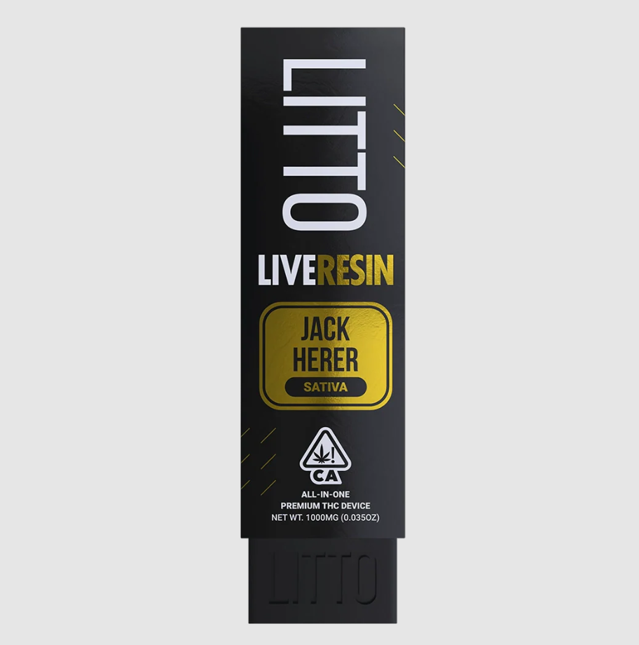 Litto - Jack Herer Live Resin Disposable 1g *ALL PRICES INCLUDE TAX*