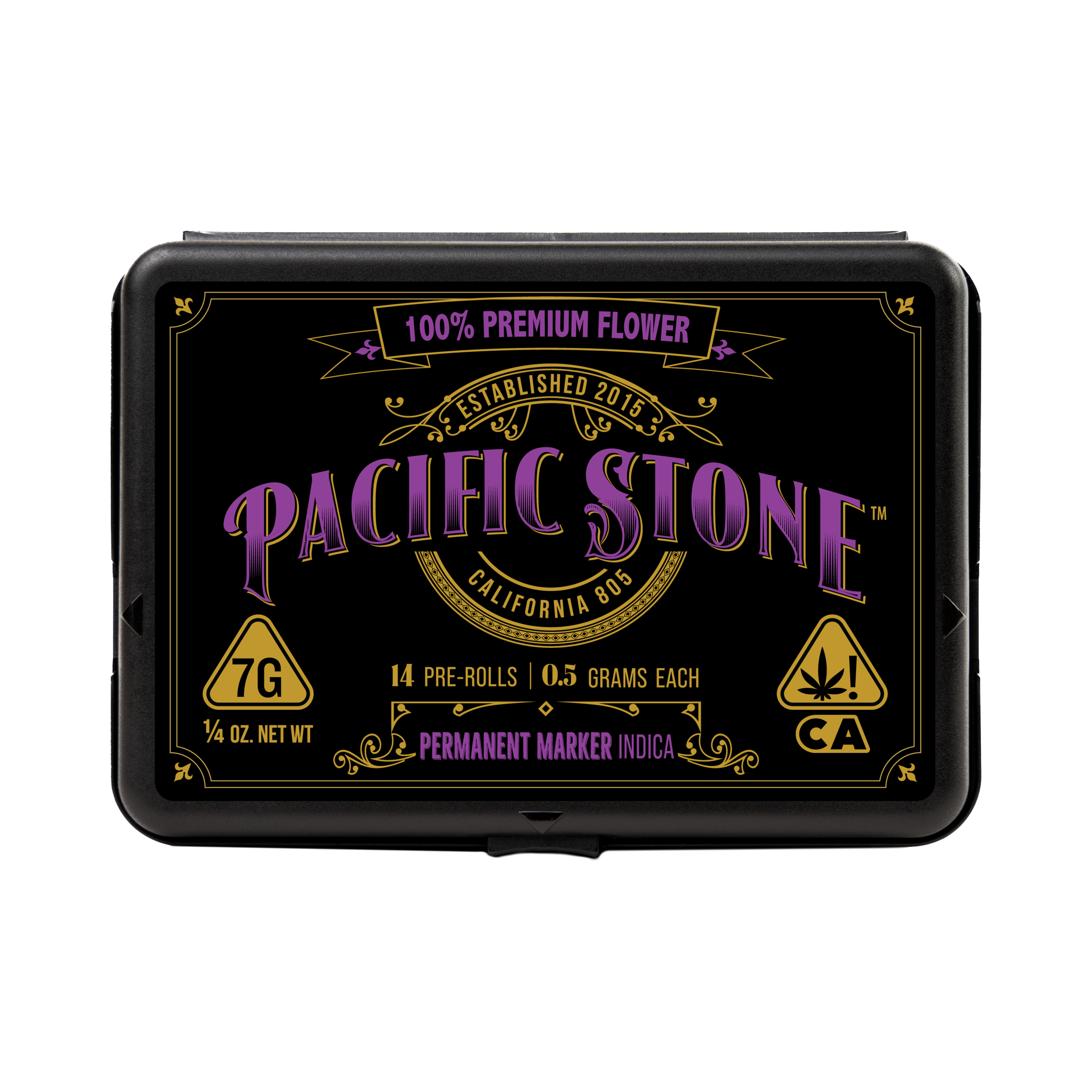 Permanent Marker Indica Pre-Rolls 14pk (7g) - Pacific Stone