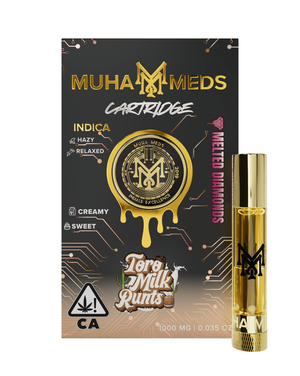 Muha Meds | Toro Milk Runtz | Melted Diamonds Cartridge | 1g