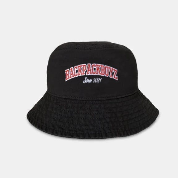 BACKPACKBOYZ - PACK BUCKET HAT BLACK (MEDIUM)