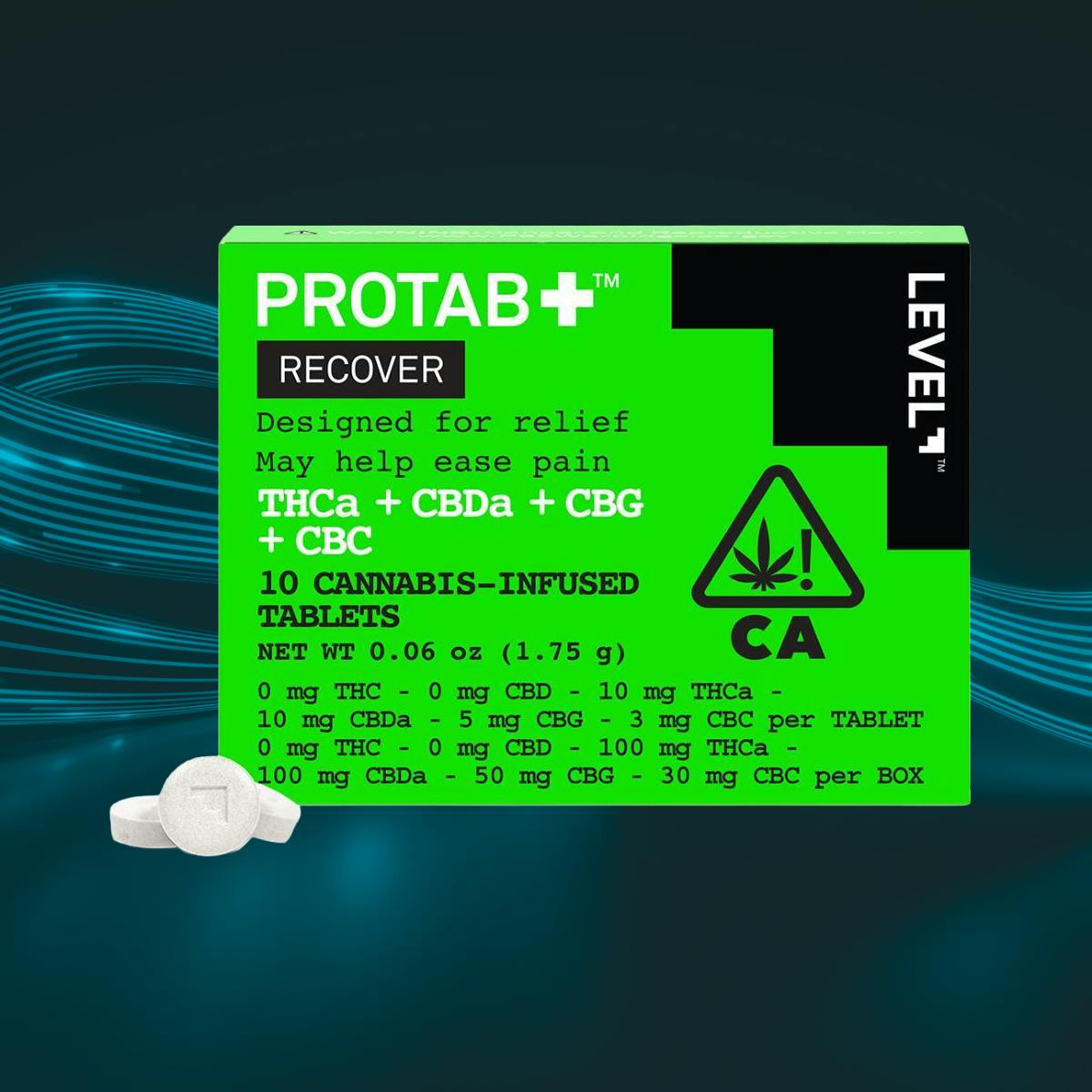LEVEL - PROTAB - 100MG - 10MG 10PK - RECOVER