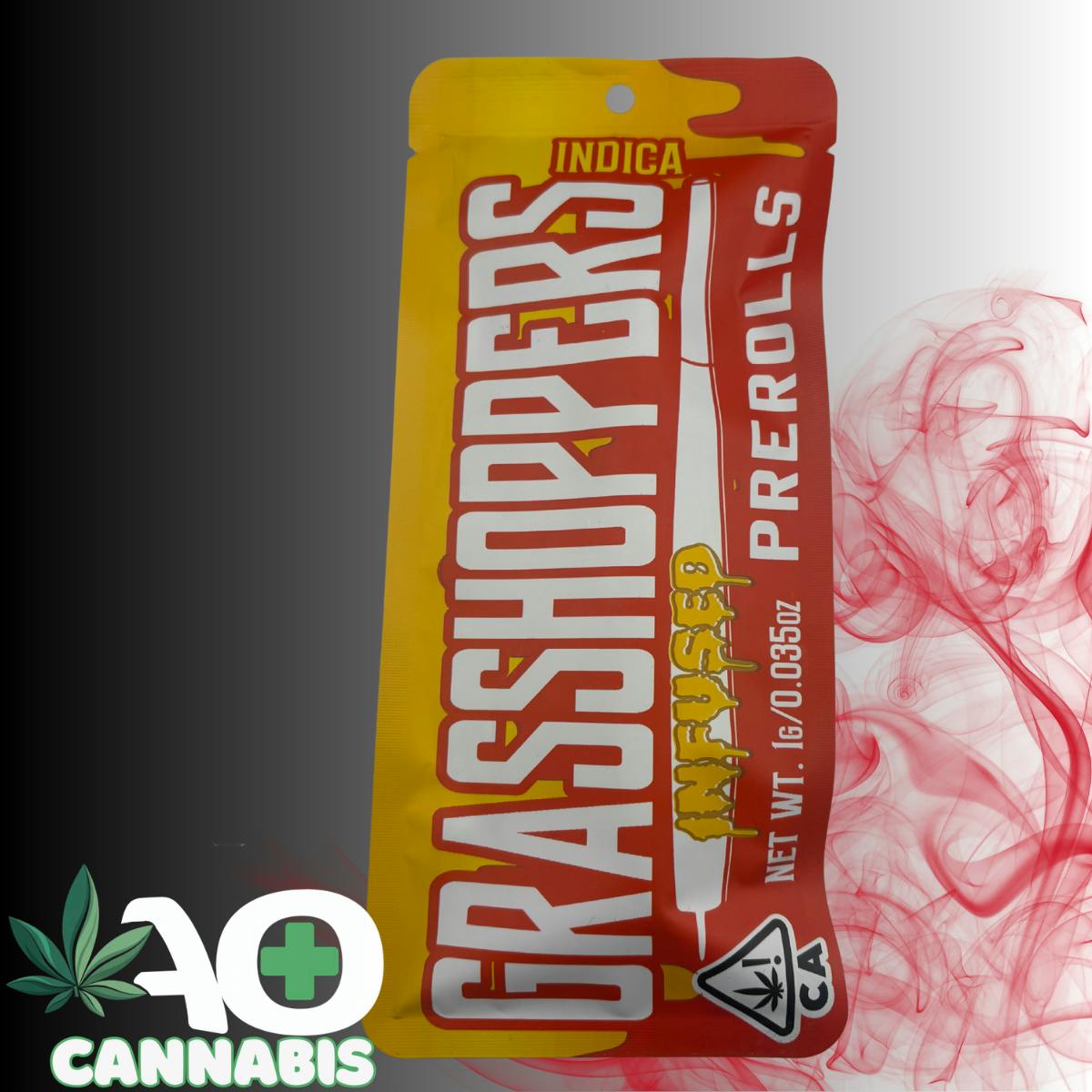 Grasshopper | 1g Infused Preroll - Indica